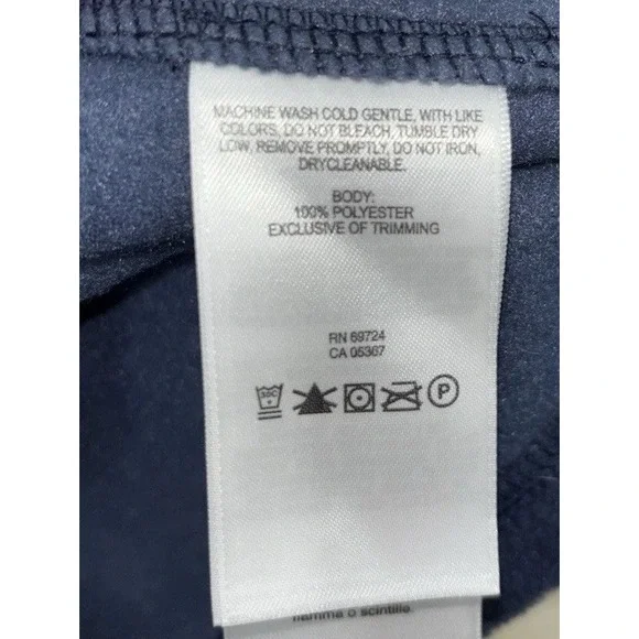 Columbia Boys' XL 18/20 Steens Mountain Fleece Vest Navy Blue Full Zip Outdoors - Picture 11 of 12